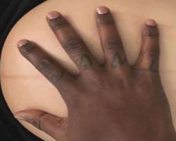 He is a tattoo lover and has engraved some tattoos on his fingers.